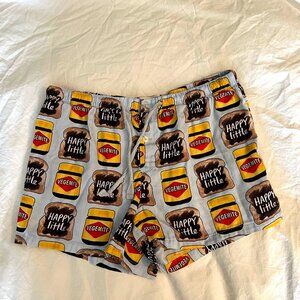 Peter Alexander Vegemite Sleep Shorts Size S